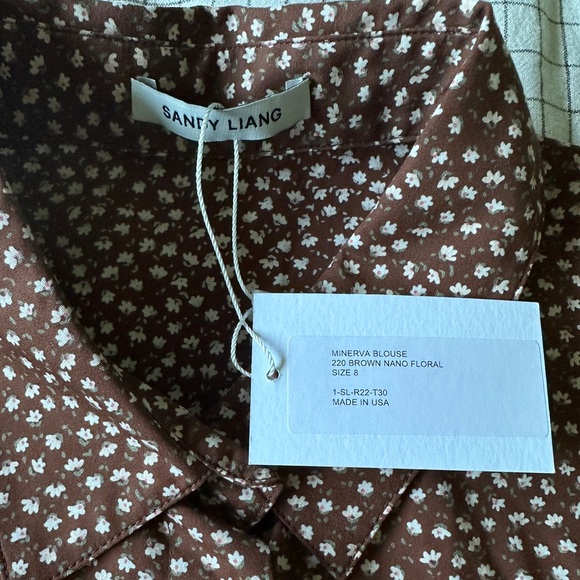 Sandy Liang Minerva blouse, size 8 NWT - Picture 4 of 7